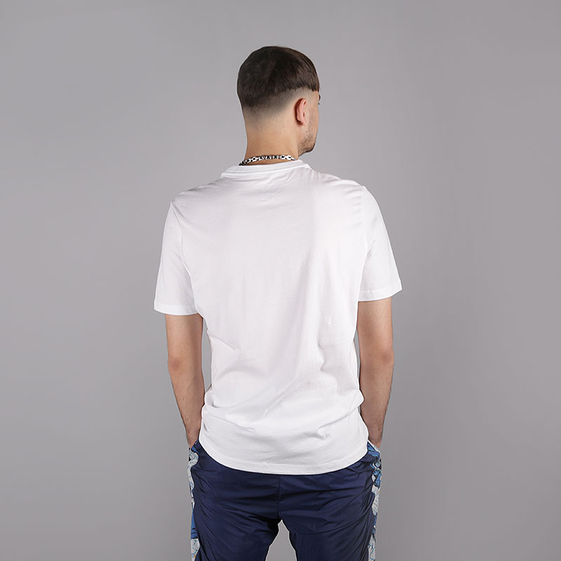 мужская белая футболка Nike Dri-FIT Basketball T-Shirt AJ9655-100 - цена, описание, фото 3